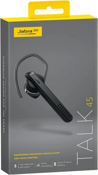 Jabra Talk 45 Kulak İçi Bluetooth Kulaklık Siyah Teşhir - 4