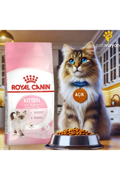 Royal Canin Kitten Yavru Kedi Maması 1 Kg PAKETLENMİŞ AÇIK - 1