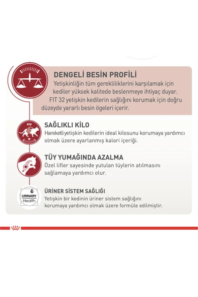 Royal Canin Fit32 Yetişkin Kuru Kedi Maması 15kg - 2