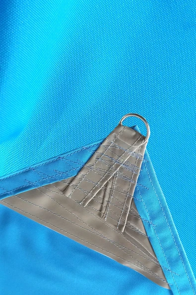 Branda Dünyası 2.5x4.5 Metre Su Geçirmez Dikdörtgen Gölgelik Kırmızı Oxford Kumaş - Resim 4