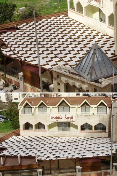 Branda Dünyası 8x5.5 Metre Pergola Battı Çıktı Gölgelik Oxford Kumaş - 1