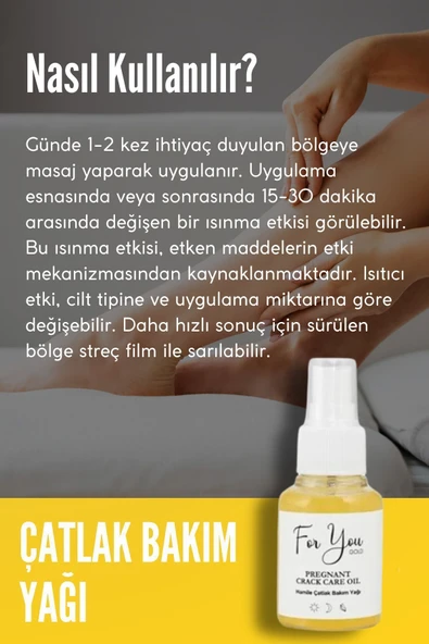 FOR YOU GOLD Slim Jel (slimgel) Selülit Jeli Ve Çatlak Oluşumunu Azaltmaya Yardımcı Çatlak Bakım Yağı&çatlak Seti - 4