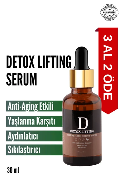 FOR YOU GOLD Cilt Yenileyici, Sıkılaştırıcı Ve Toparlayıcı Detoks Lifting Cilt Bakım Serumu (ALLANTOİN) 30ml