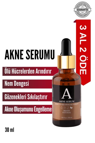 FOR YOU GOLD Sivilce Ve Akne Karşıtı Gözenek Sıkılaştırıcı Cilt Serumu Salisilik Asit, Niacinamide 30 ml