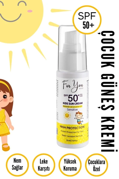 WASCO Bebek Ve Çocuklar Için Spf50+ Çok Yüksek Koruma Faktörlü Güneş Kremi - 5