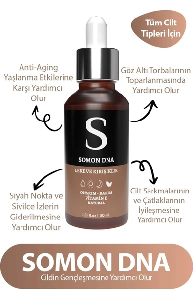FOR YOU GOLD Somon Dna Serum - Leke & Yaşlanma Karşıtı, Onarım, Bakım Cilt Yüz Bakım Serumu - 5