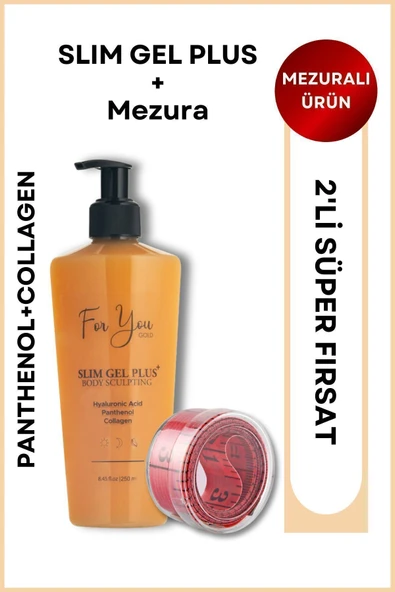 FOR YOU GOLD Slim Jel Plus-sıkılaştırıcı-selülit,çatlak Karşıtı-yakıcı Kolajen Slim Jel (COLLAGEN SLİM GEL) - 3