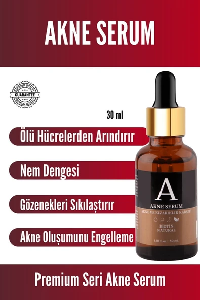 FOR YOU GOLD Sivilce Ve Akne Karşıtı Gözenek Sıkılaştırıcı Cilt Serumu Salisilik Asit, Niacinamide 30 ml - 3