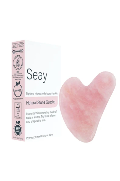 SEAY Paket İçeriği : 1 Adet Guasha, 1 Adet kutu, 1 Adet Guasha Kullanım Klavuzu Guasha ölçüleri : 8x5 cm