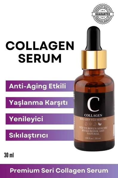 FOR YOU GOLD Dolgunlaştırıcı, Yaşlanma Ve Kırışıklık Karşıtı Collagen Cilt Bakım Serum (HYALURONİC ACİD) 30 ml - 2