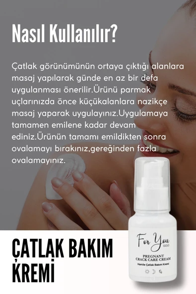 FOR YOU GOLD Slim Jel Selülit Jeli Ve Çatlak Oluşumunu Azaltmaya Yardımcı Çatlak Kremi&çatlak Bakım Yağı - 4