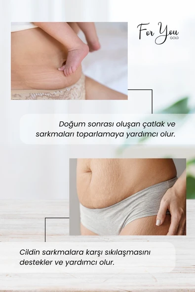 FOR YOU GOLD Slim Jel, Sıkılaştırıcı, Bölgesel Incelme, Çatlak Karşıtı, Selülit Kremi 250 ml - 5