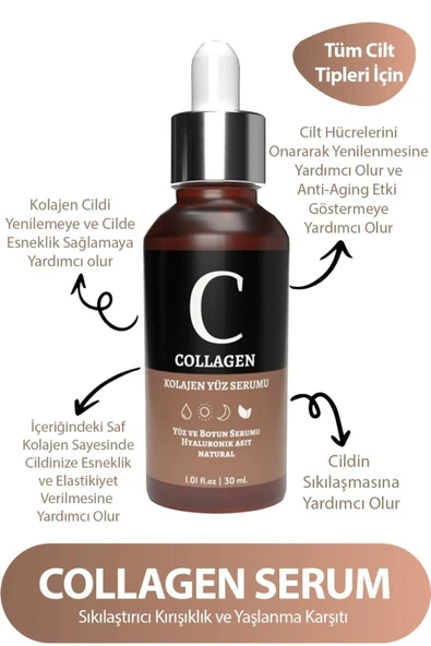 FOR YOU GOLD Slim Jel -Sıkılaştırıcı-Selülit Jeli Collagen Serum Anti Aging Kırışıklık Karşıtı - 5