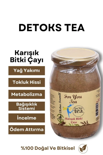 FOR YOU GOLD For You Tea Kilo Vermeye Yardımcı Detox Karışık Bitki Çayı ( Detoks Çay ) - 2
