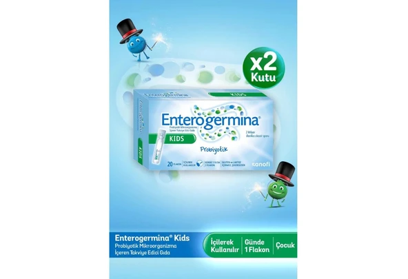 Enterogermina Kids 20 Flakon 2 Milyar Bacillus Clausii Sporu İçeren Probiyotik