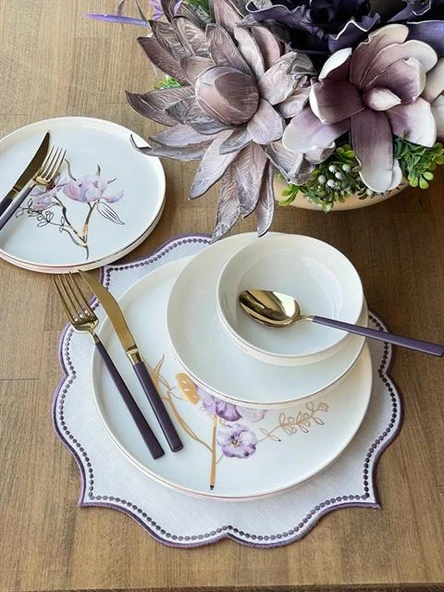 Yemek Takımı Modern Violet 24 Parça 6 Kişilik - 7