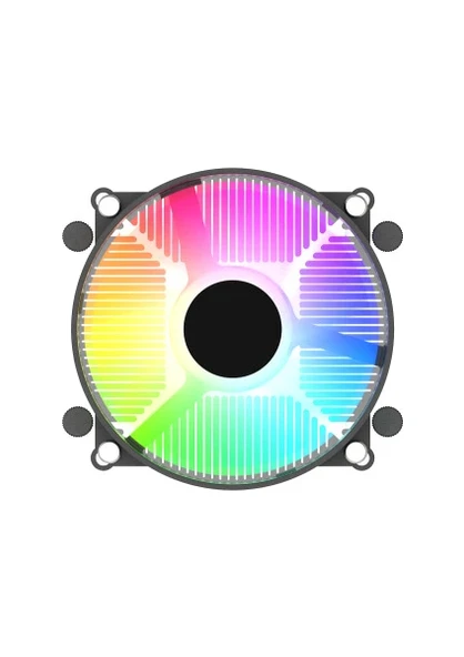 GamePower Mystic ARGB Cpu Hava Soğutucusu Amd Am5 / Am4 Uyumlu - 2