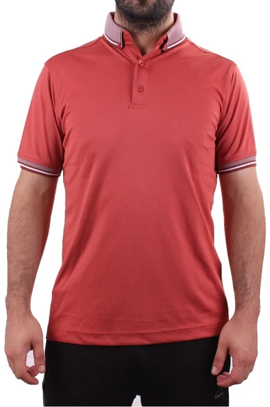 Twister 2305 Tarçın Günlük Kısa Kol Normal Kesim Pamuklu Polo Yaka Erkek Tişört - 2