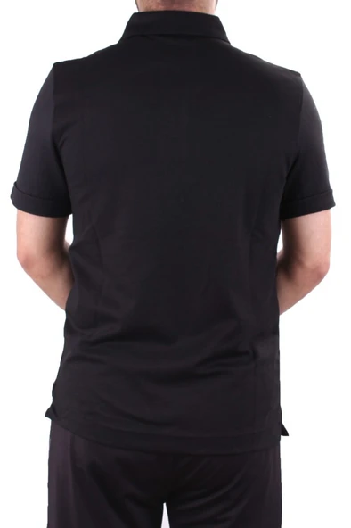 Twister 2298 Siyah Günlük Kısa Kol Normal Kesim Pamuklu Fermuarlı Polo Yaka Erkek Tişört - 4