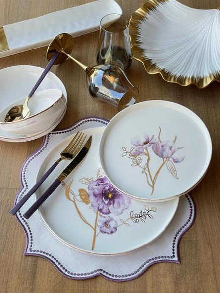 Yemek Takımı Modern Violet 24 Parça 6 Kişilik - 5