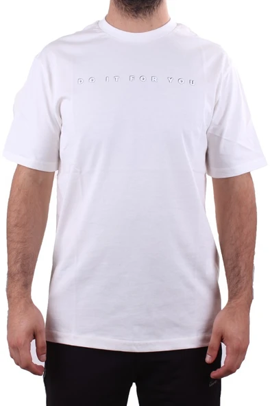 Twister Jeans 2323 Beyaz Günlük Pamuklu Baskılı Bisiklet Yaka Erkek Tişört - 2