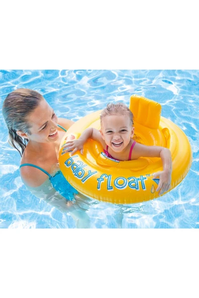 Intex My Baby Float Oturaklı Bebek Flatörü 70 Cm Çocuk Havuz Ve Deniz Simidi (6-12 AY) M-56585 - 3
