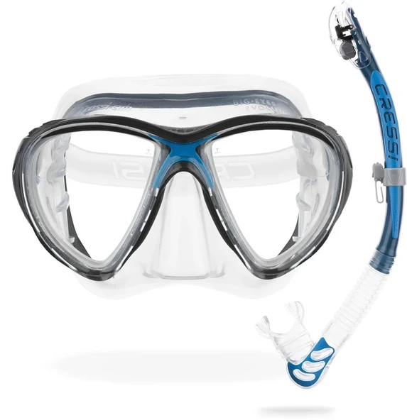 Cressi Big Eyes Evolution Maske Alpha Ultra Dry Şnorkel Seti - 11