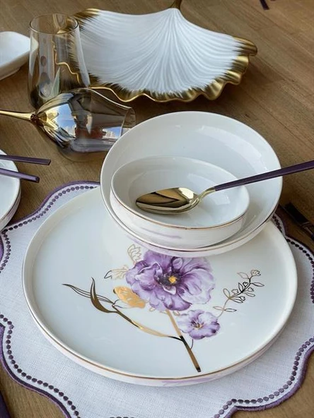 Yemek Takımı Modern Violet 24 Parça 6 Kişilik - 4
