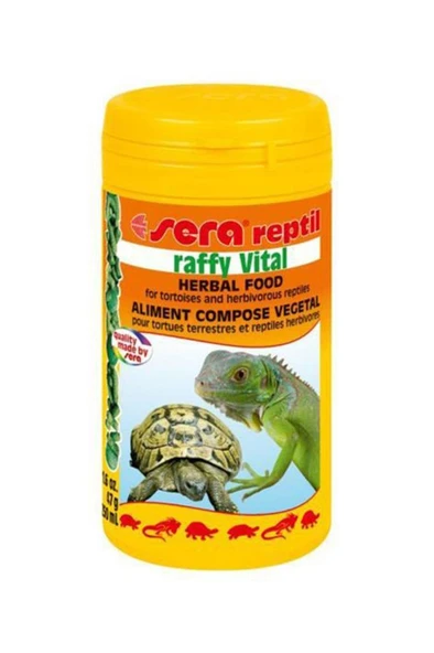 Sera Raffy Vital Nature Kaplumbağa Yemi 250 ML - 1