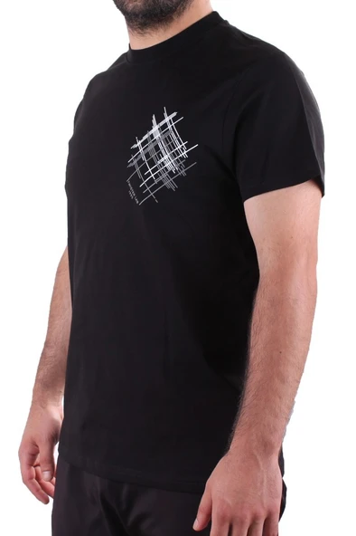 Twister Jeans 2319 Siyah Günlük Pamuklu Bisiklet Yaka Erkek Tişört - 3