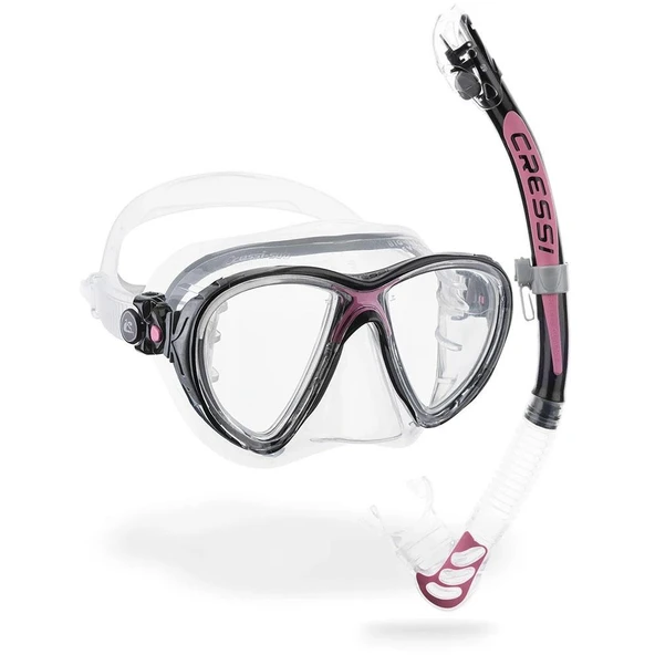 Cressi Big Eyes Evolution Maske Alpha Ultra Dry Şnorkel Seti - 6