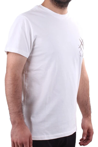 Twister Jeans 2319 Ekru Günlük Pamuklu Bisiklet Yaka Erkek Tişört