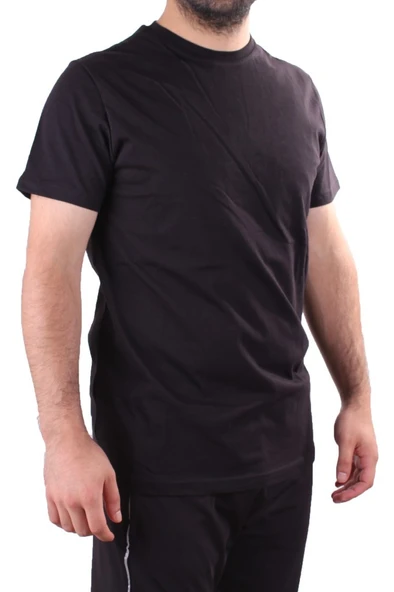 Twister Jeans 2300 Siyah Günlük Pamuklu Basıc Bisiklet Yaka Erkek Tişört