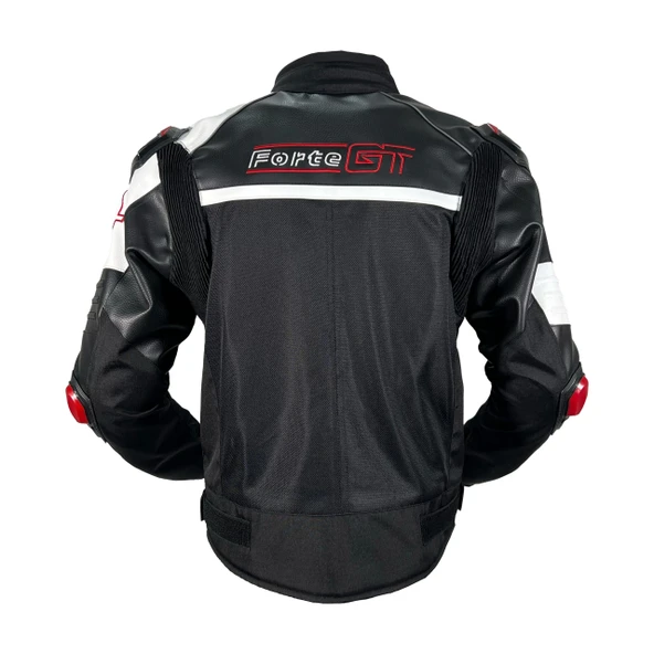 CEKET FORTE GT 2003055 AR54 SİYAH/KIRMIZI/BEYAZ - 3
