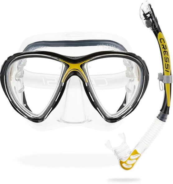 Cressi Big Eyes Evolution Maske Alpha Ultra Dry Şnorkel Seti - 12