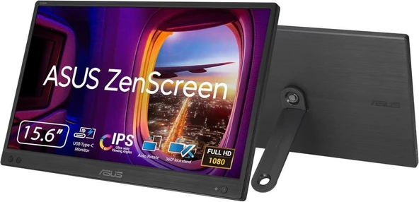 Asus ZenScreen MB166CR 15.6" 5 ms Full HD IPS 60 Hz Taşınabilir Monitör Teşhir