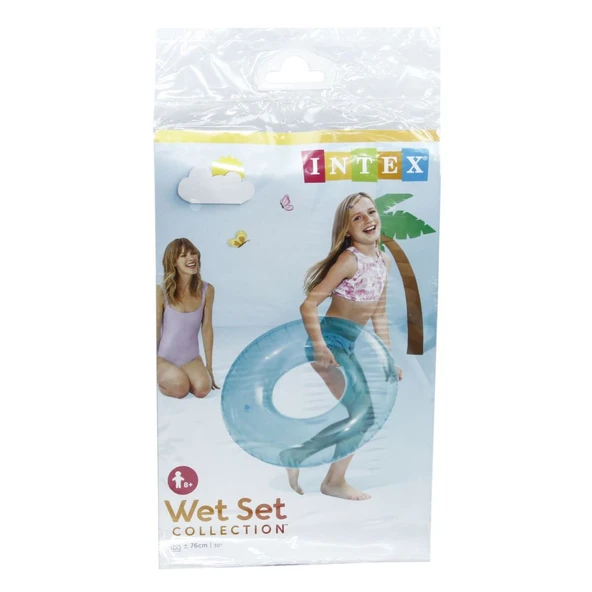 Wet Set Şefaf Deniz Havuz Simidi 76 Cm - 3