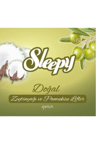Sleepy Islak Mendil Zeytinyağlı 90 Lı X 6 (toplam 540 Adet Mendil) - Resim 2