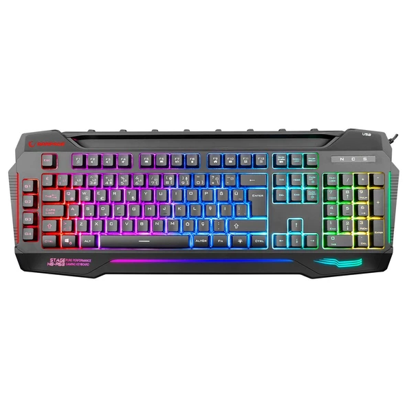 RAMPAGE KB-R63 STAGE RGB Q Gaming Oyuncu Klavyesi