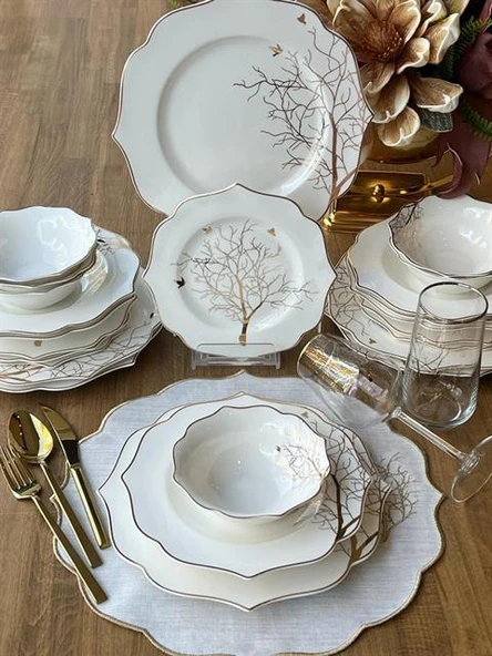Yemek Takımı Arbol Bird 24 Parça 6 Kişilik
