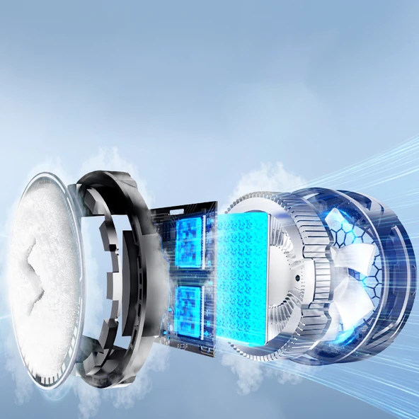 PMR SL-25 Cep Telefonu Soğutucu | RGB Işıklı, Kıskaçlı & Manyetik, Sessiz Güçlü Fan - 6