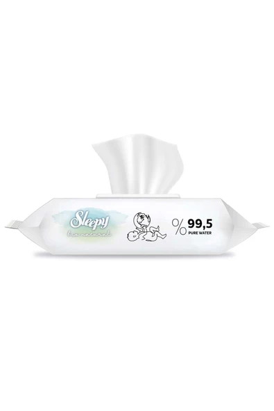 Sleepy Islak Havlu Bio Natural 40'lı (12 Li Set) 480 Yaprak - Resim 4