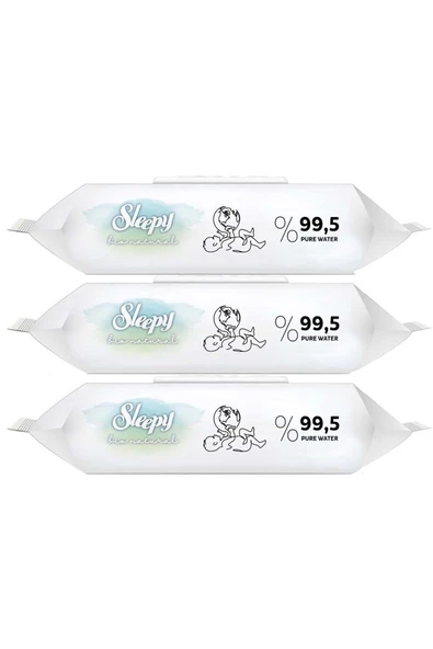 Sleepy Islak Havlu Bio Natural 40'lı (18 Li Set) 720 Yaprak - Resim 2