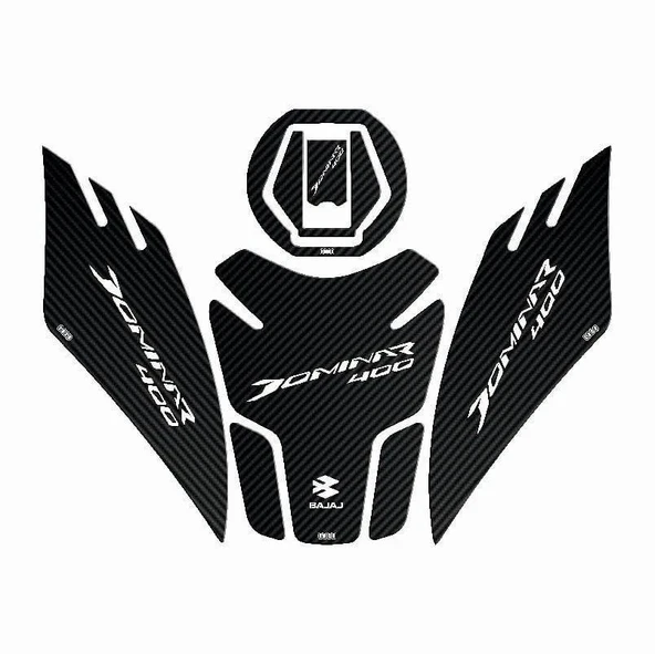BAJAJ DOMiNAR 400 2017 - 2025 UYUMLU Tank Pad Set - 3