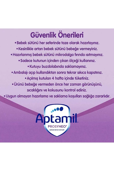 APTAMİL Prosyneo 1 Bebek Sütü 400 Gr - 6