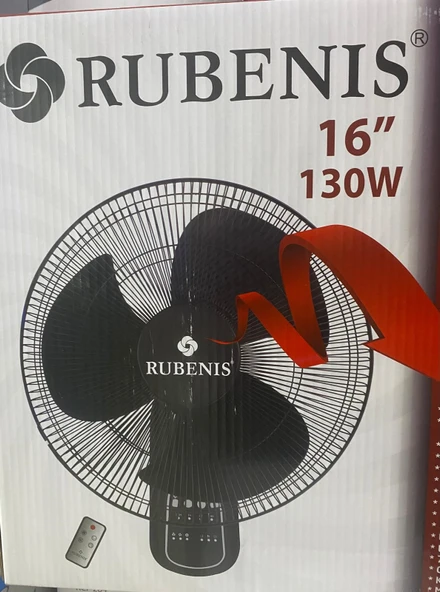 Rubenis RBSR-80 Kumandalı Duvar Vantilatörü Siyah - 2