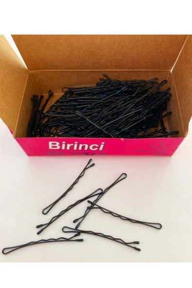 Birinci Topuzlu Saç Tel Tokası Siyah125 li Paket ( no 5 ) ürün görseli 1