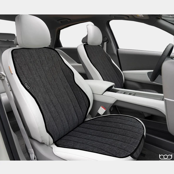 Bod Tesla Model Y Keten Oto Koltuk Koruyucu Kılıf Cepli 2020-Sonrası Siyah