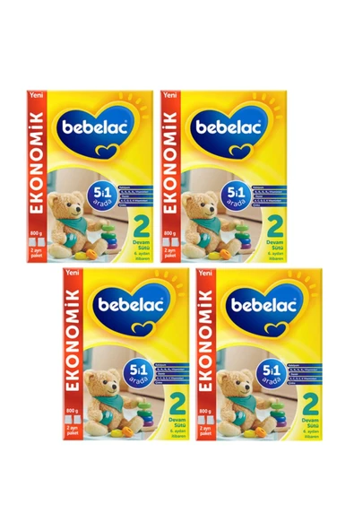 BEBELAC 2 Devam Sütü 800 Gr 4 Adet