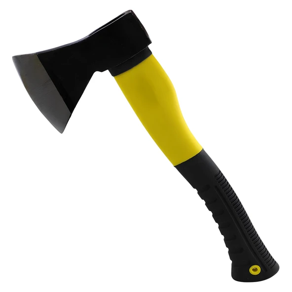 Fiber Saplı Balta 600 GR 1 Adet Keskin Sağlam Kamp Baltası Odun Ağaç Kesme Kesim Ayırma - 4